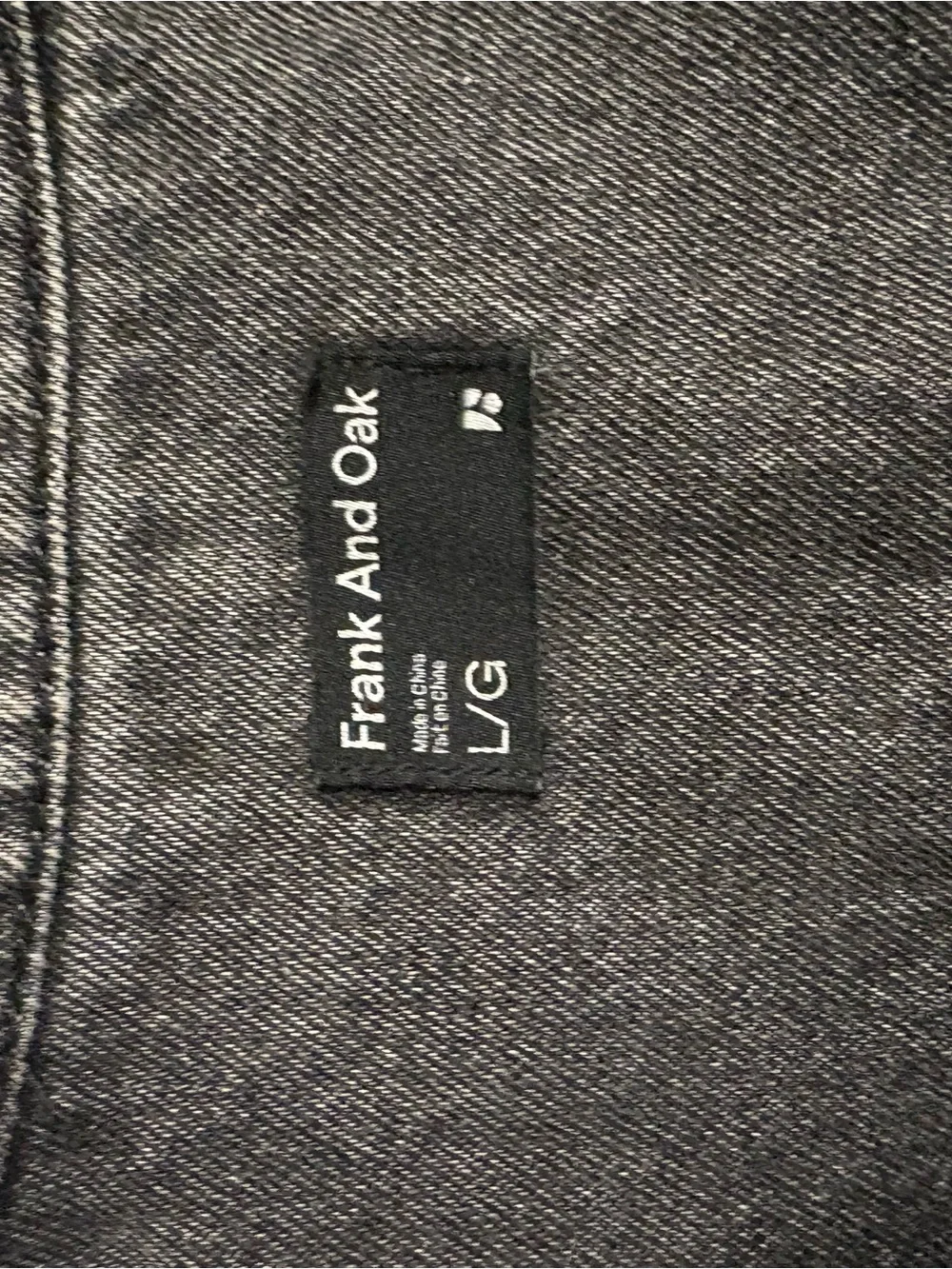 Washed Black Denim Jacket - Men's Casual Button-Up